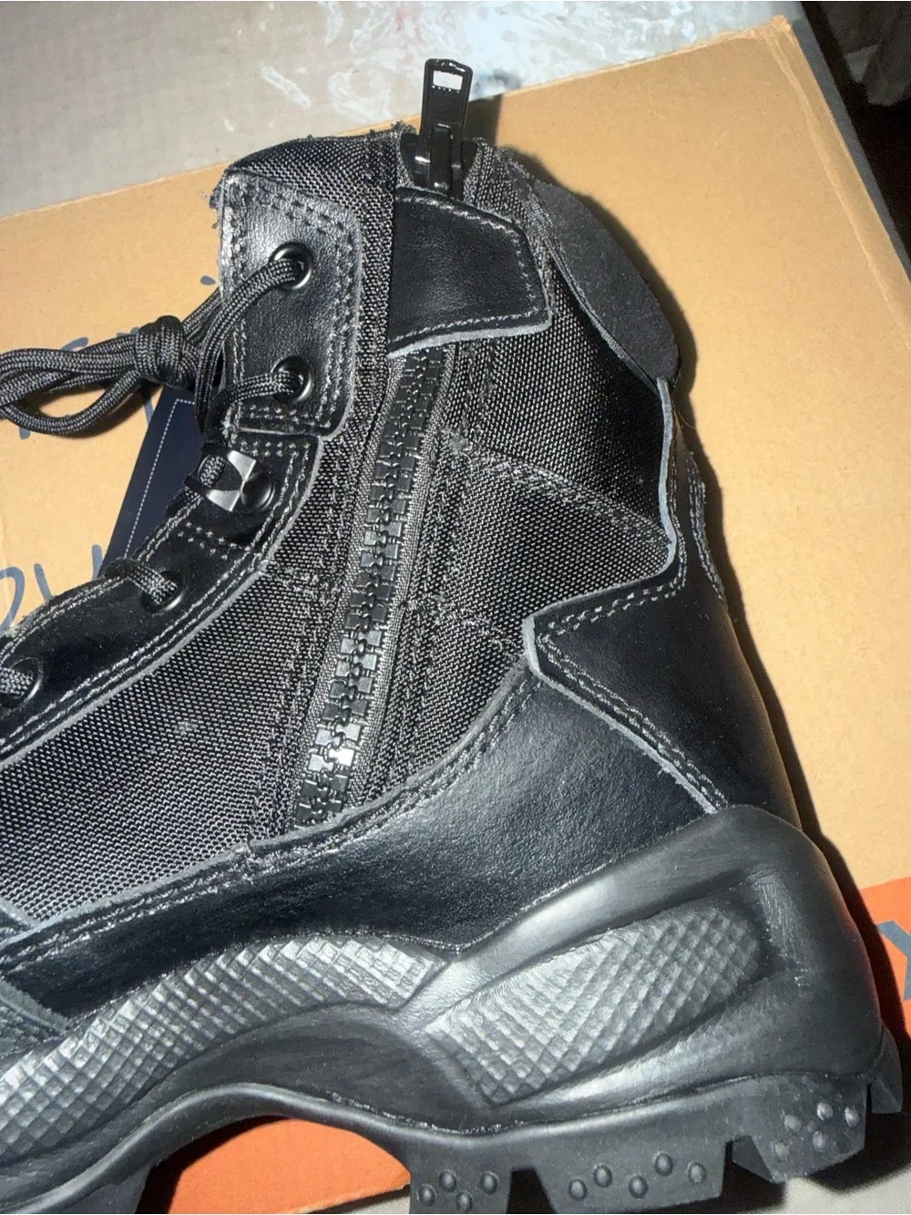 5.11 Tactical Black Leather & Fabric Boots